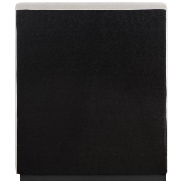 Beige Velvet Twin Upholstered Panel Bed with Headboard