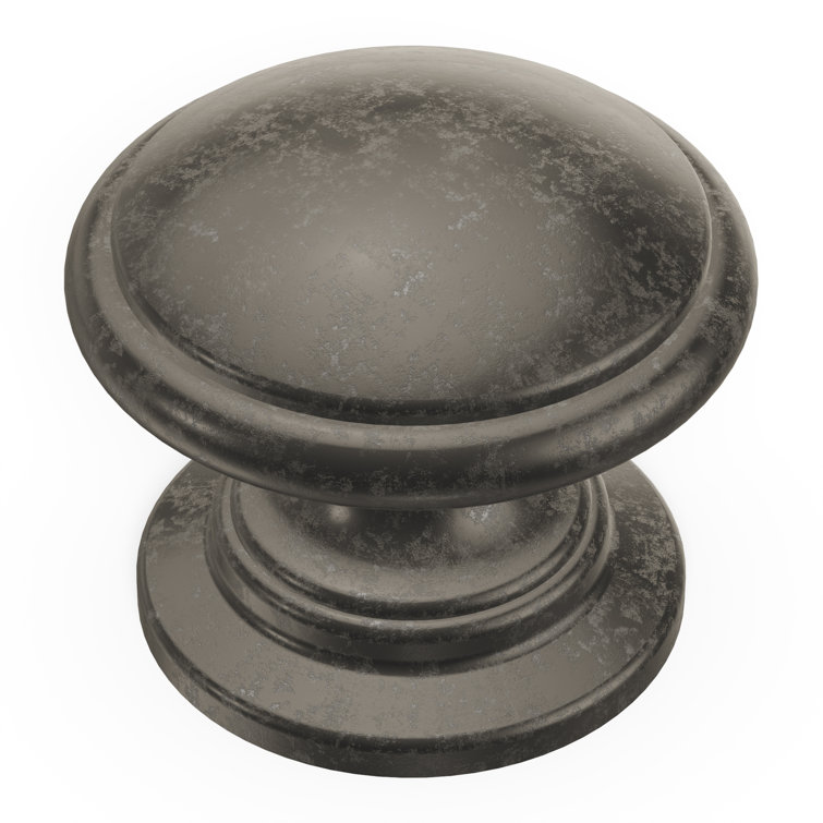 Black Nickel Oil Rubbed Mushroom Cabinet Knob 1-1/4 Inch