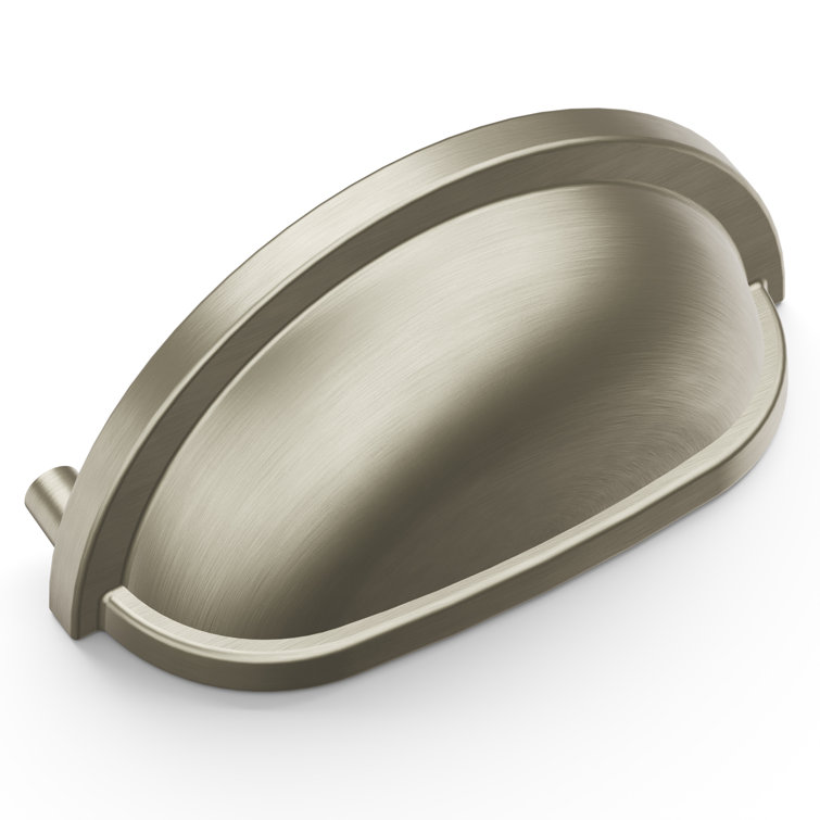 Stainless Steel 3" Traditional Cabinet Pull Cup