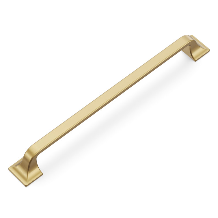 Champagne Bronze Solid Metal Kitchen Cabinet Handles, 8-13/16 Inch