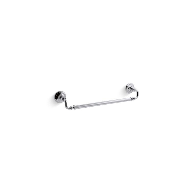 Vibrant Brushed Gold 18" Wall Mounted Towel Bar