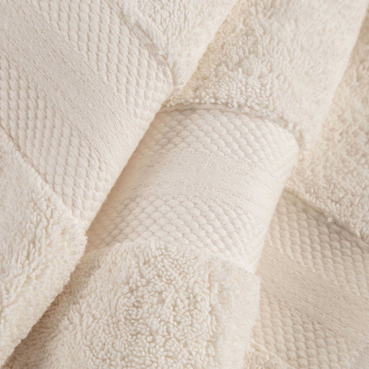 Ivory Ultra-Plush Turkish Cotton Washcloth Set - 12 Pack