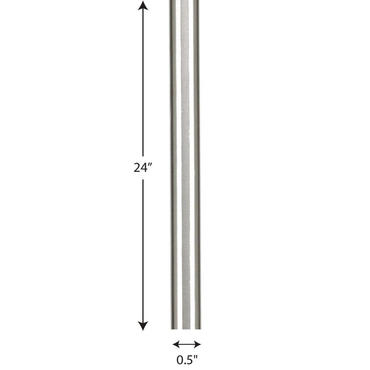 Brushed Nickel 24-Inch Stem Extension Kit