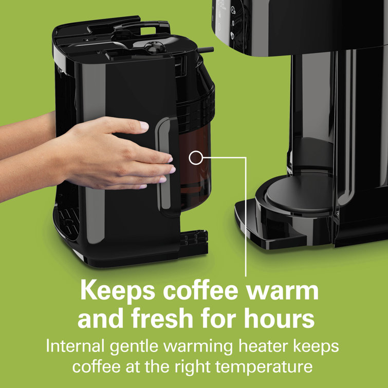 Hamilton Beach Black Programmable Dispensing Drip Coffee Maker