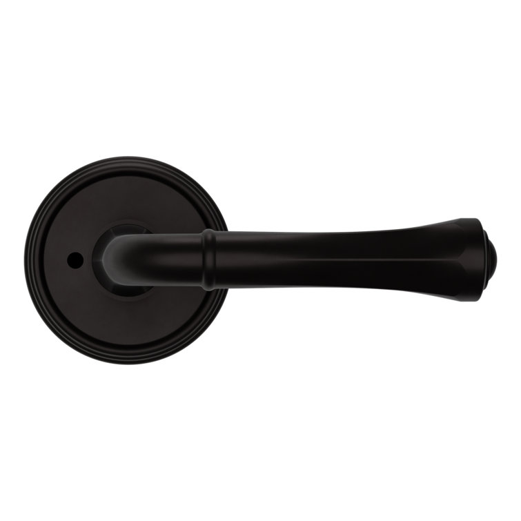 Oil Rubbed Bronze Traditional Privacy Door Lever