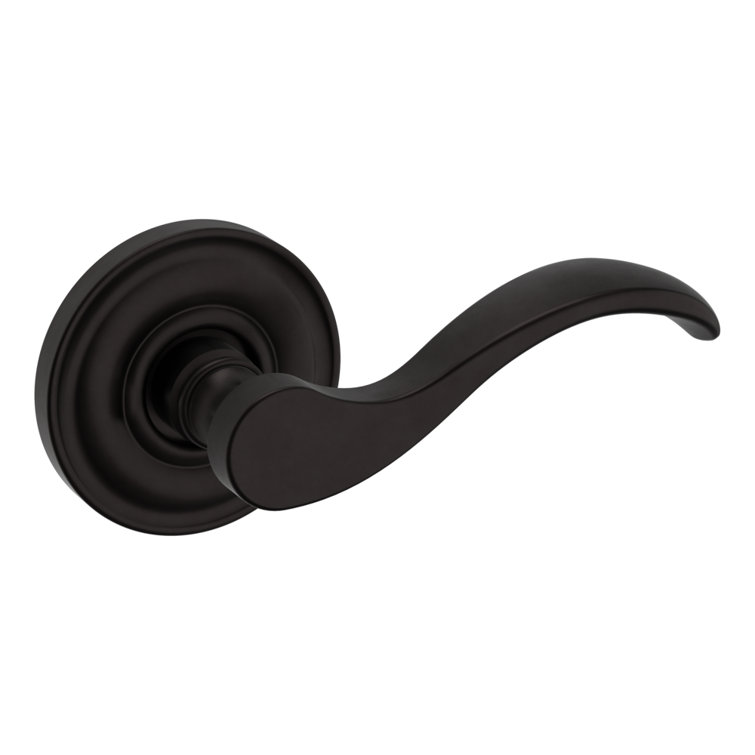 Oil Rubbed Bronze Arched Passage Door Lever Set