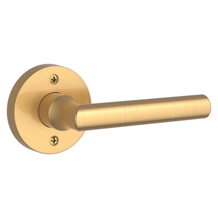 Lifetime Satin Brass Straight Lever Interior Door Handle