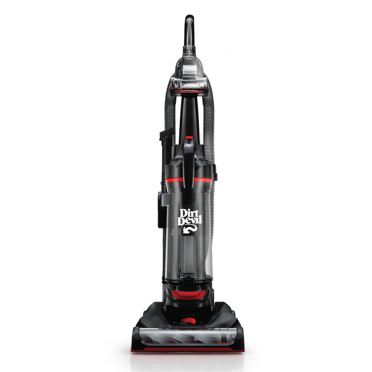 Black Bagless Upright Vacuum Cleaner with Pet Tool Kit
