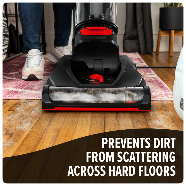 Black Bagless Upright Vacuum Cleaner with Pet Tool Kit