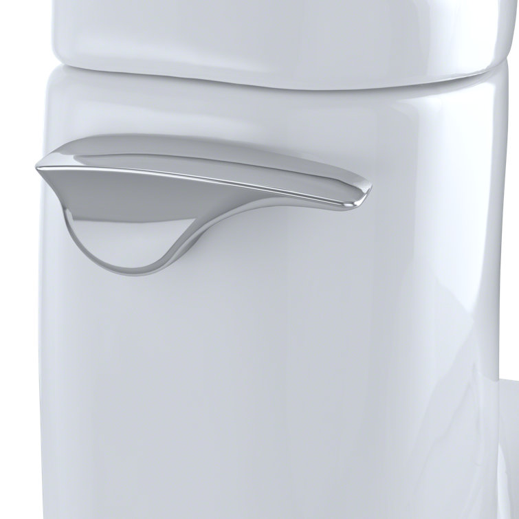 Cotton White High Efficiency Elongated One-Piece Toilet with Bidet