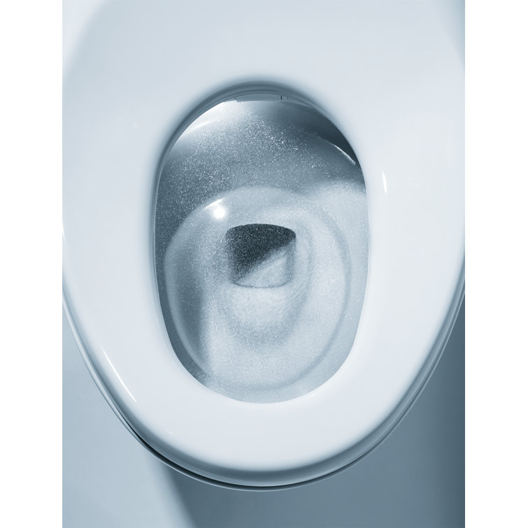 White Ceramic Dual Flush Elongated Bidet Toilet