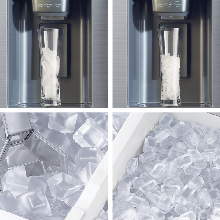 26 Cu Ft Stainless Steel French Door Refrigerator with Dual Ice Makers