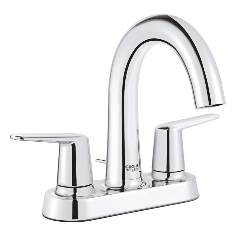 Veletto Starlight Chrome 2-Handle 4" Centerset Bathroom Faucet