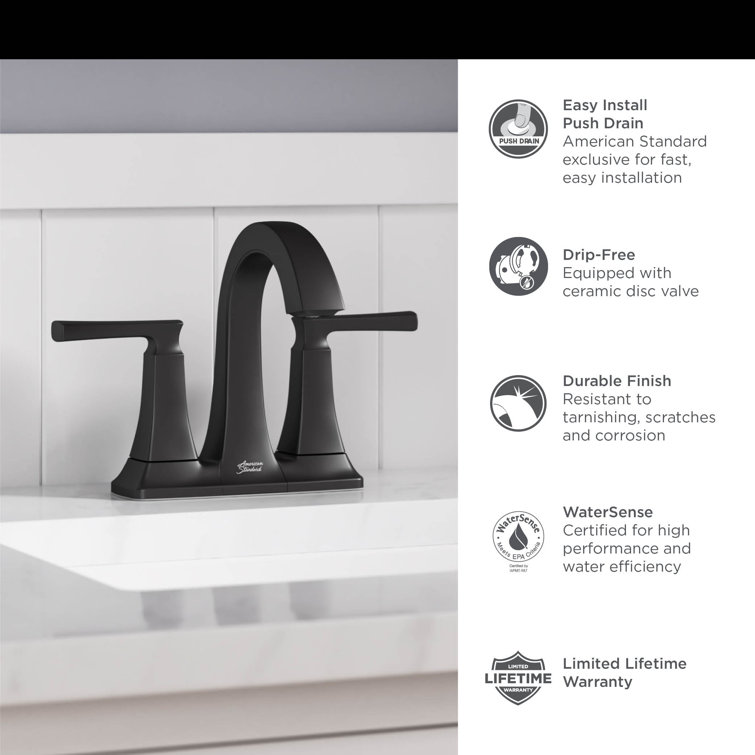 Belmeade Brushed Nickel 2-Handle Centerset Bathroom Faucet
