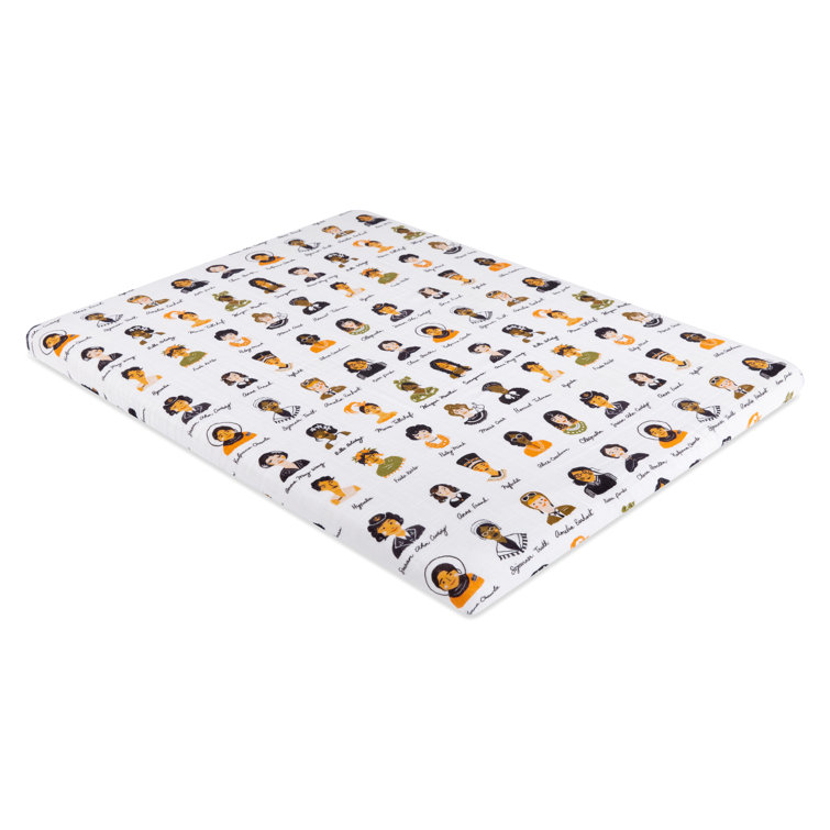 Women in History Organic Cotton Muslin Crib Sheet