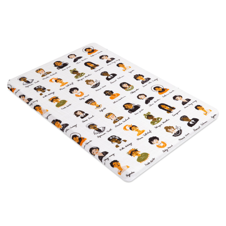 Women in History Organic Cotton Bassinet Sheet