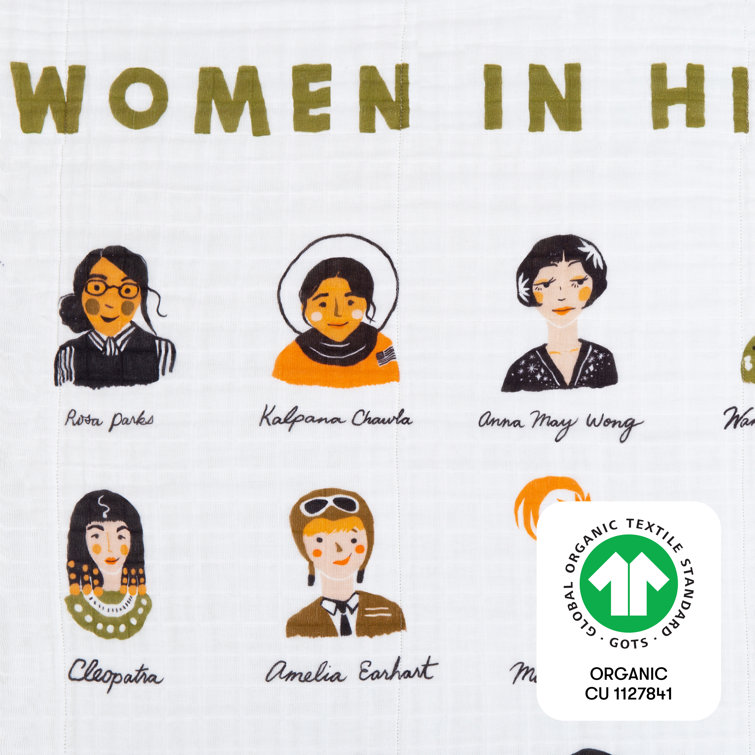 Women in History Organic Cotton Muslin Quilt