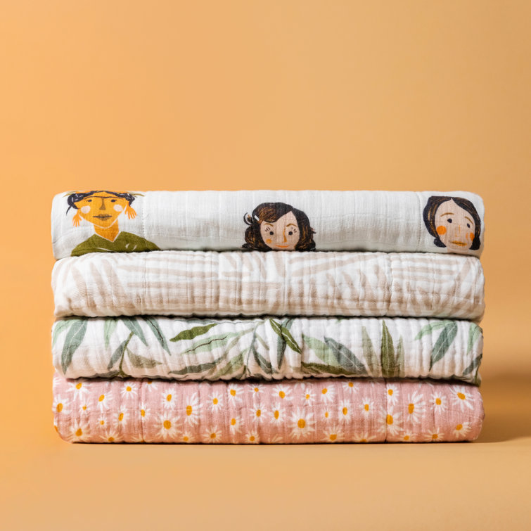 Women in History Organic Cotton Muslin Quilt