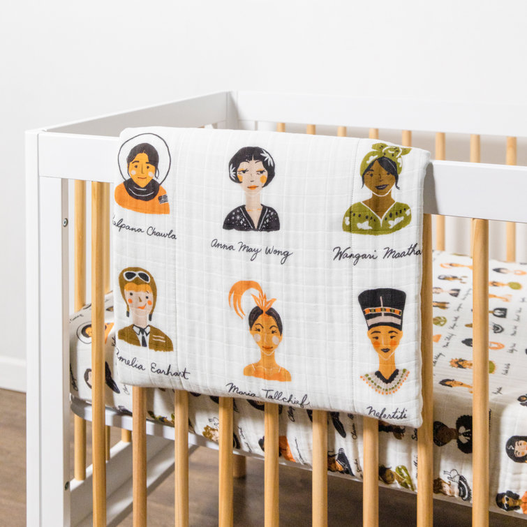 Women in History Organic Cotton Muslin Quilt