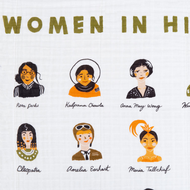 Women in History Organic Cotton Muslin Quilt