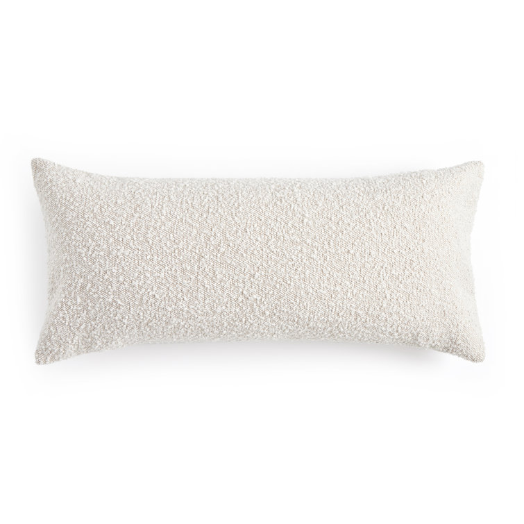 Knoll Natural Bouclé Textured Lumbar Pillow