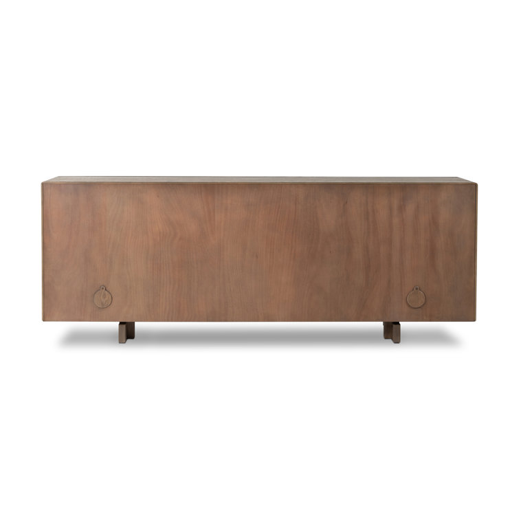 Henry 80'' Rustic Grey Reclaimed Oak Sideboard