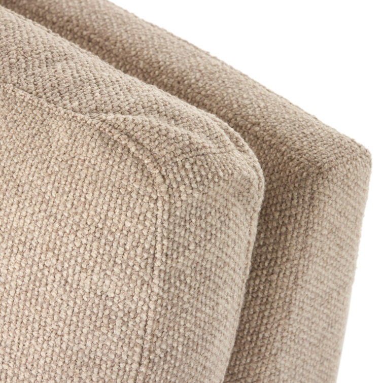 Nova Taupe Midcentury Modern Upholstered Recliner