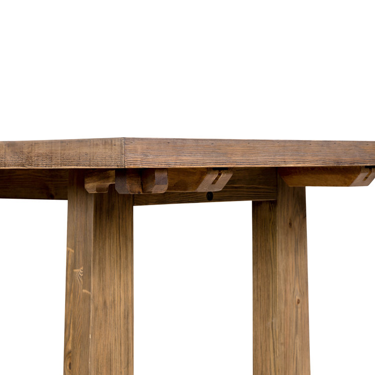 Honey Pine Reclaimed Wood Extendable Dining Table