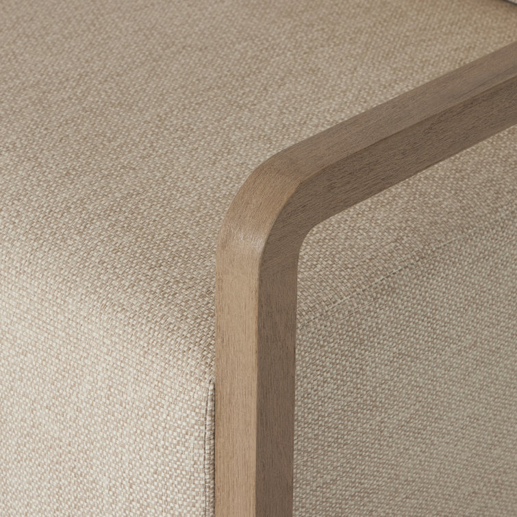 Sand Teak Swivel Lounge Chair with Cushions