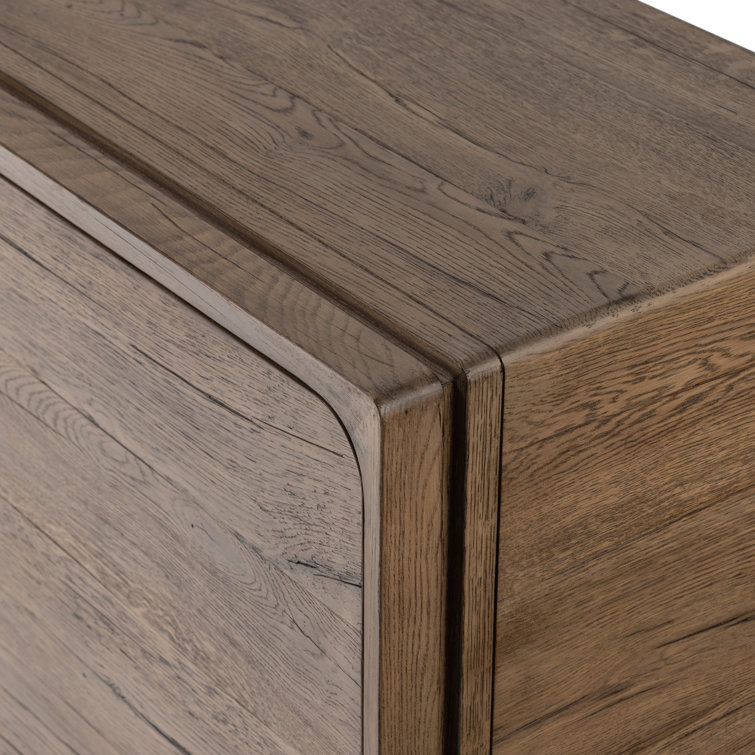 Henry 80'' Rustic Grey Reclaimed Oak Sideboard
