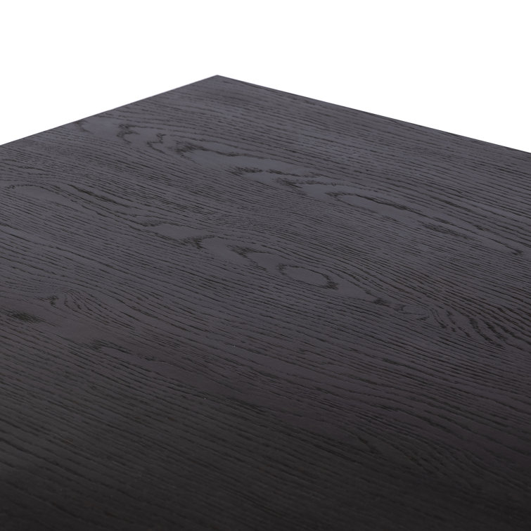 Espresso Oak Rectangular Dining Table for Ten