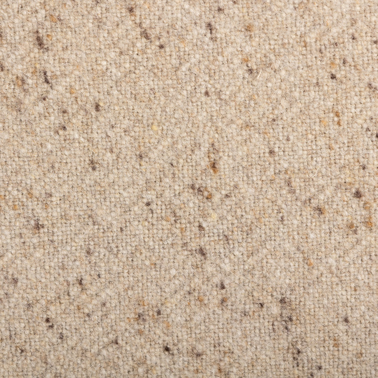 Hasselt Taupe Stonewash Linen Reversible Throw Pillow