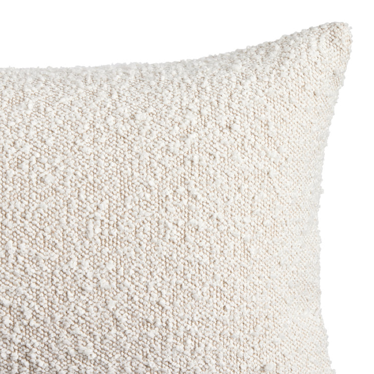 Knoll Natural Bouclé Textured Lumbar Pillow
