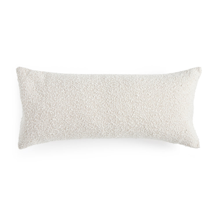 Knoll Natural Bouclé Textured Lumbar Pillow