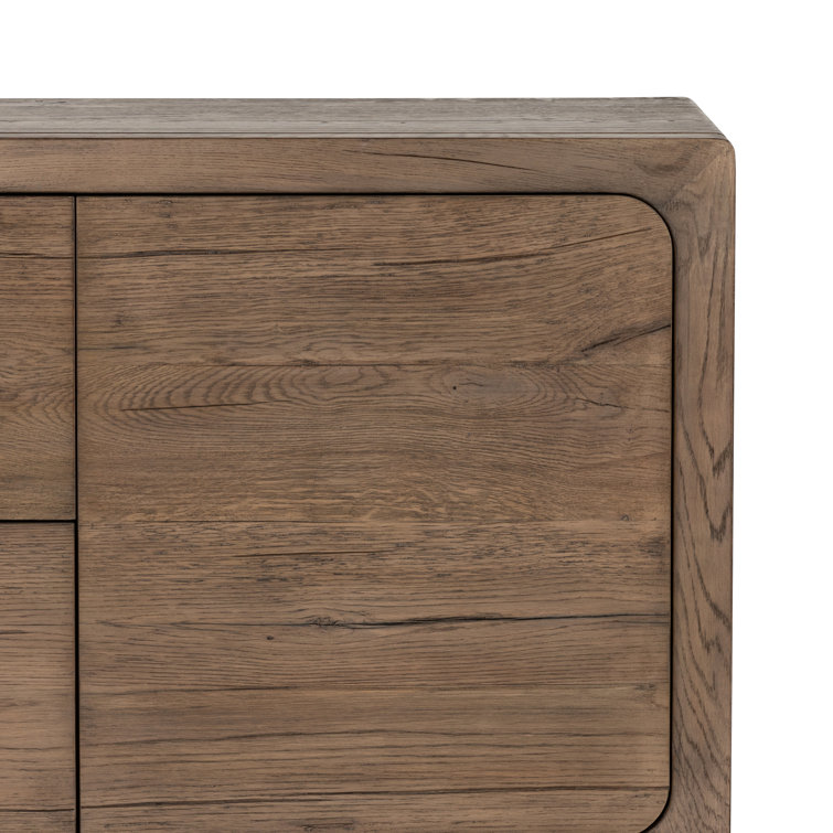 Henry 80'' Rustic Grey Reclaimed Oak Sideboard