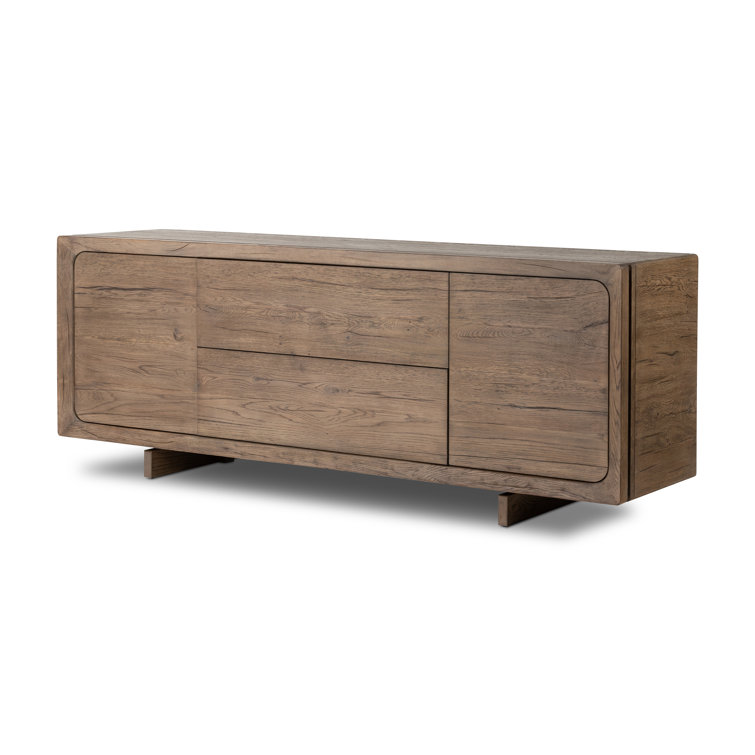 Henry 80'' Rustic Grey Reclaimed Oak Sideboard