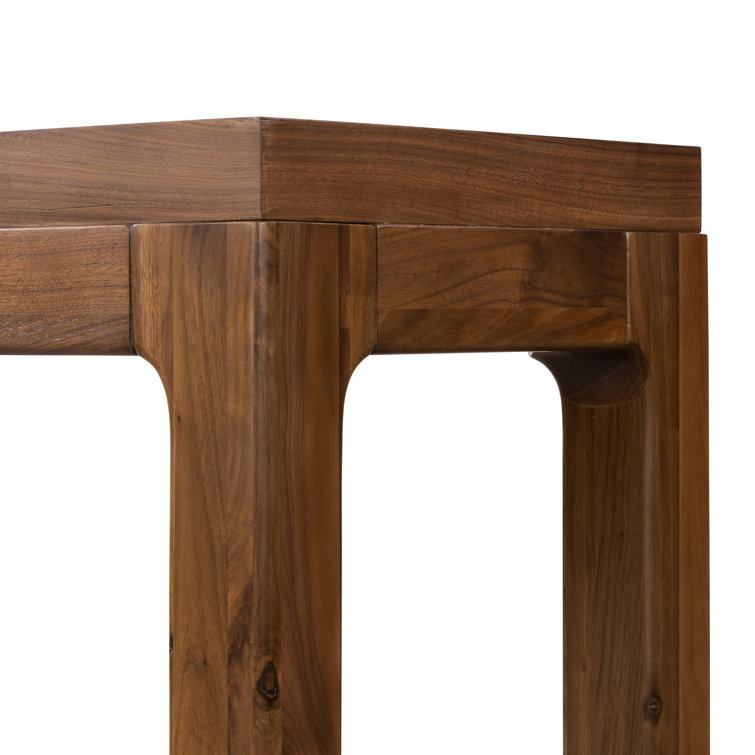 Daniella Warm Walnut 78'' Modern Storage Console Table