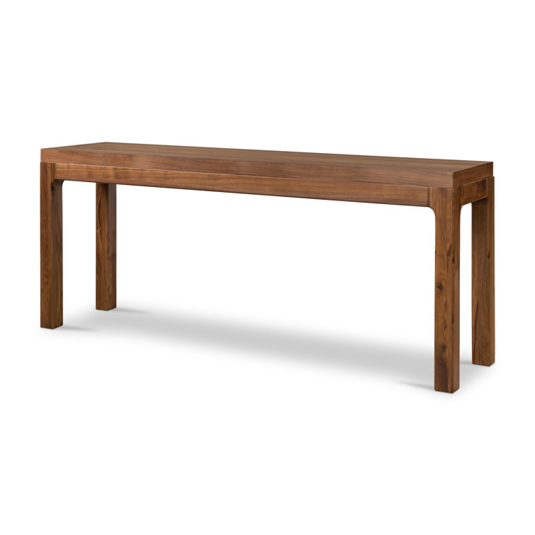 Daniella Warm Walnut 78'' Modern Storage Console Table