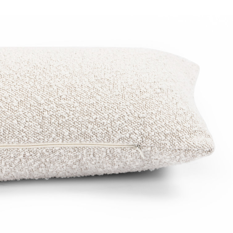 Knoll Natural Bouclé Textured Lumbar Pillow