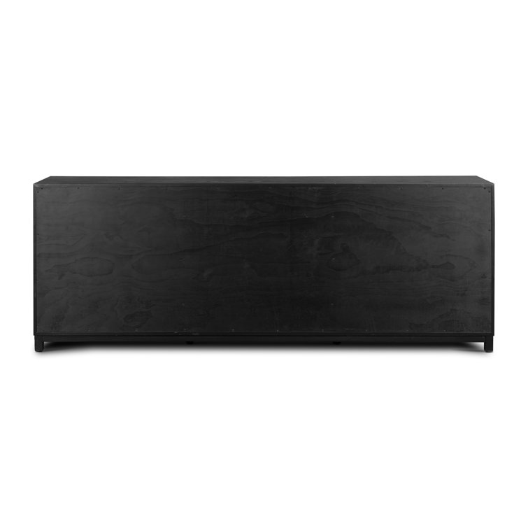 Millie Matte Black Oak 9-Drawer Dresser with Soft Close