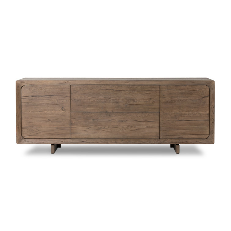 Henry 80'' Rustic Grey Reclaimed Oak Sideboard