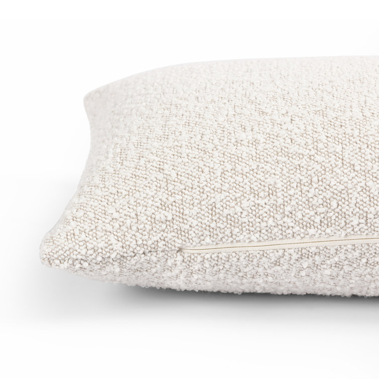 Knoll Natural Bouclé Textured Lumbar Pillow