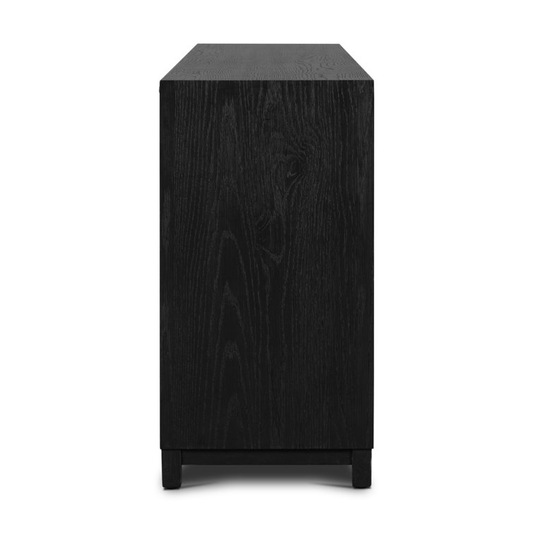 Millie Matte Black Oak 9-Drawer Dresser with Soft Close