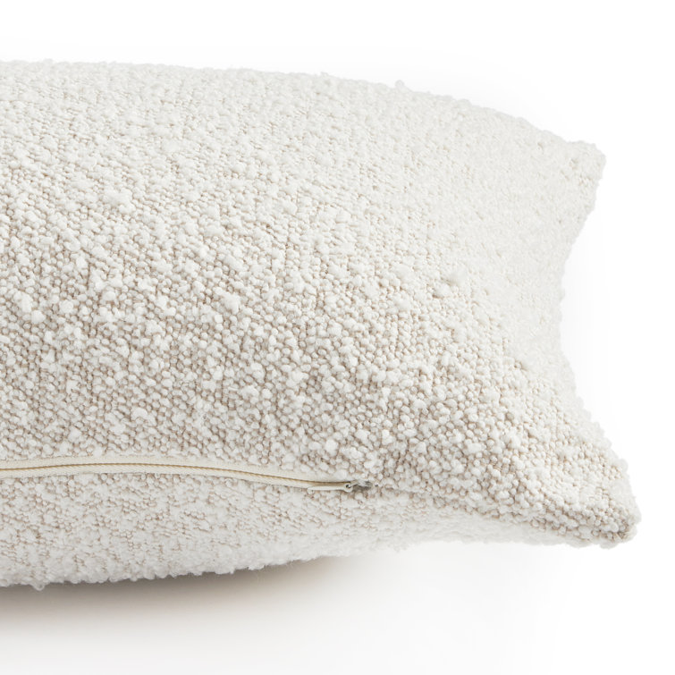 Knoll Natural Bouclé Textured Lumbar Pillow