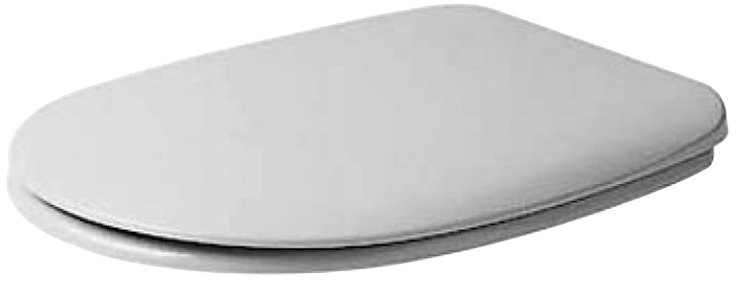 White Polypropylene Elongated Slow Close Toilet Seat