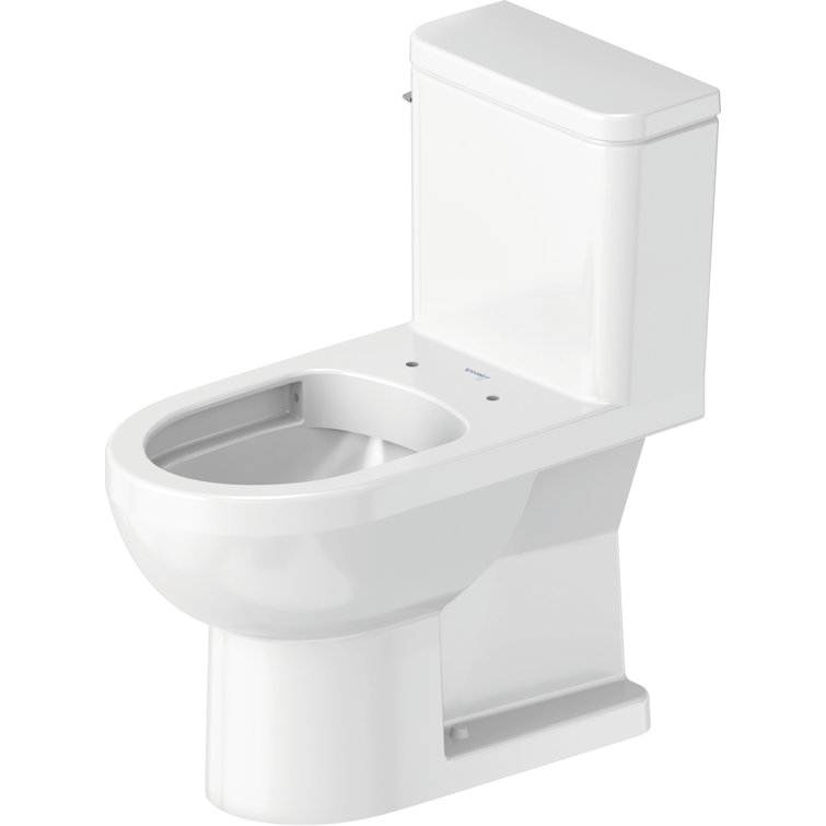 White Ceramic Elongated High Efficiency One-Piece Toilet