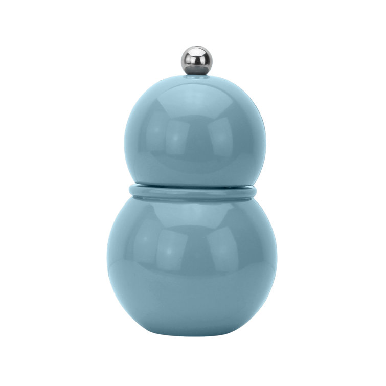 Chambray Lacquered Wood Salt & Pepper Mill with Ceramic Blade