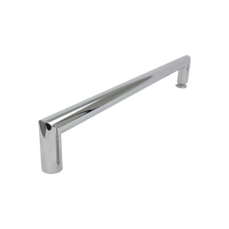 Frederick 47" Polished Chrome Semi-Frameless Shower Door with Clear Glass