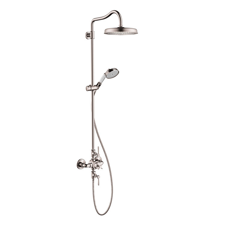 Polished Nickel Traditional Multi-Head Rain Shower System
