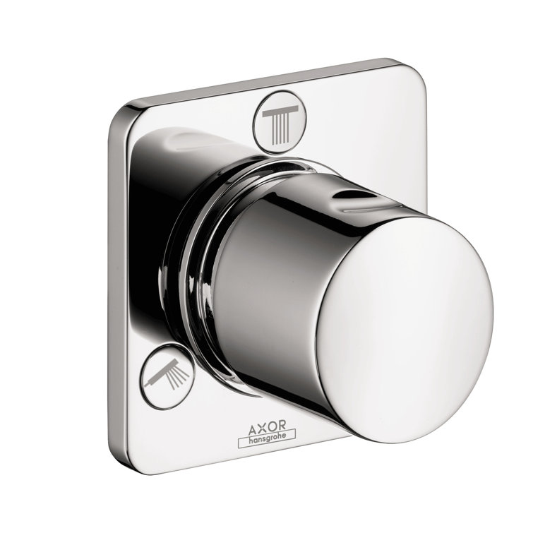 Axor Brushed Nickel Modern Shower Diverter Trim